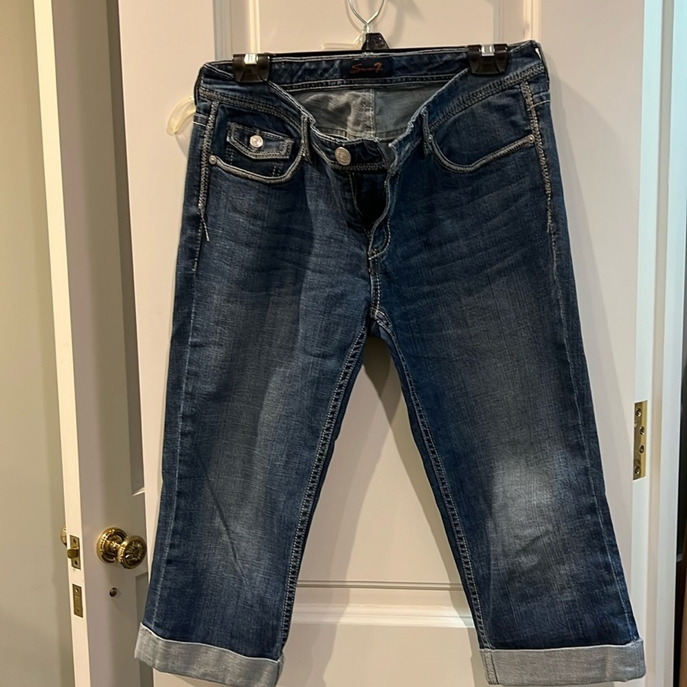 Seven for all mankind denim capris